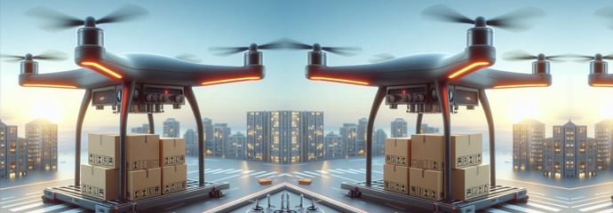 Drones revolucionando la logistica