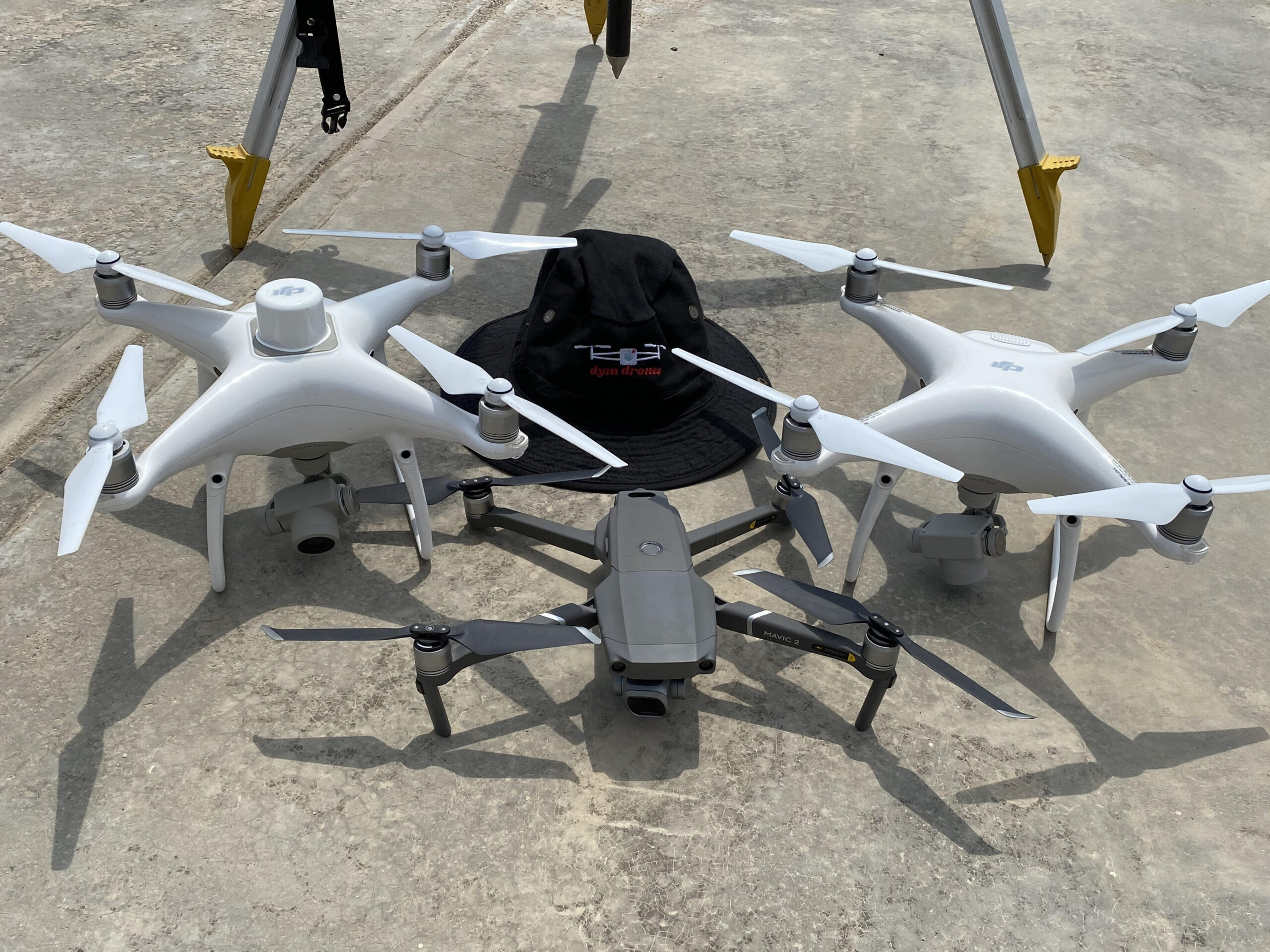 Preparar Drones Phantom 4 y Mavic 2 pro.
