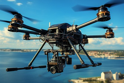 Drones en la producción audiovisual.
